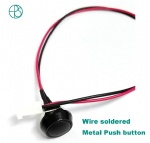 Wire soldered push button switch momentary