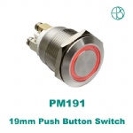 19mm diameter Vandal resistant switch