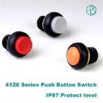 4126 Series plastic push button switch