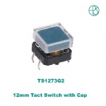 Tact switch with cap
