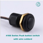 push button switch wire soldered
