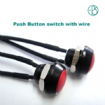 Pre-wired push button switch